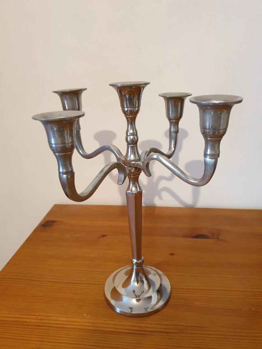 Grand chandelier argent chromé 80 cm- Location chandelier mariage