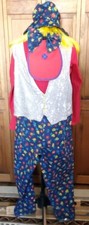 Great Clown Costume 6Pc. Size LG. Nice Condition