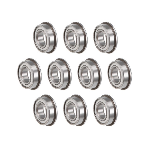 10Er-Pack F688ZZ Flanschkugellager 8X16X5Mm Geschirmte Chromlager-image