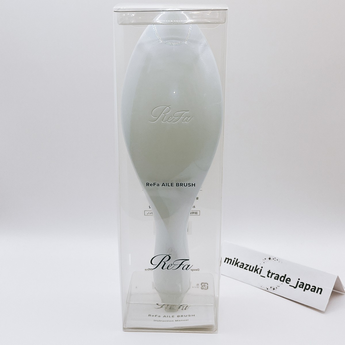 ReFa AILE BRUSH Pearl White Hairbrush W MTG Hair Care RS-BC-34A