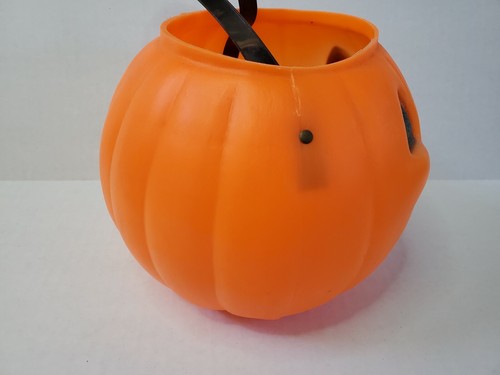 Cubo de cubo vintage para truco o trato de calabaza Jack O linterna calabaza - Imagen 3 de 6