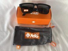 Spy Optics Sunglasses Helm Soft Mattle Black w/ HD Plus Gray Green Lens CLOSEOUT