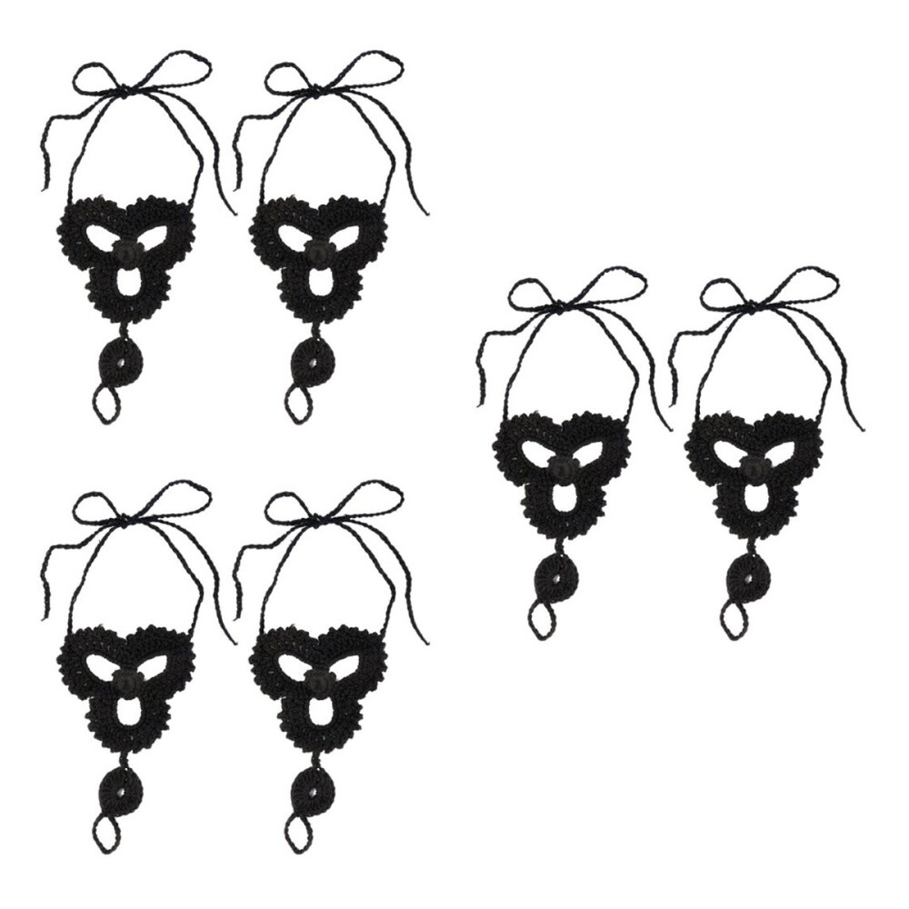 APL Sandali da spiaggia portatili comodi utili cavigliera all'uncinetto ragazza donna