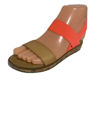 Cat &Jack Halyn Stylish Girl's Sandals Flat Pink/Tan Brown Size 1 Youth