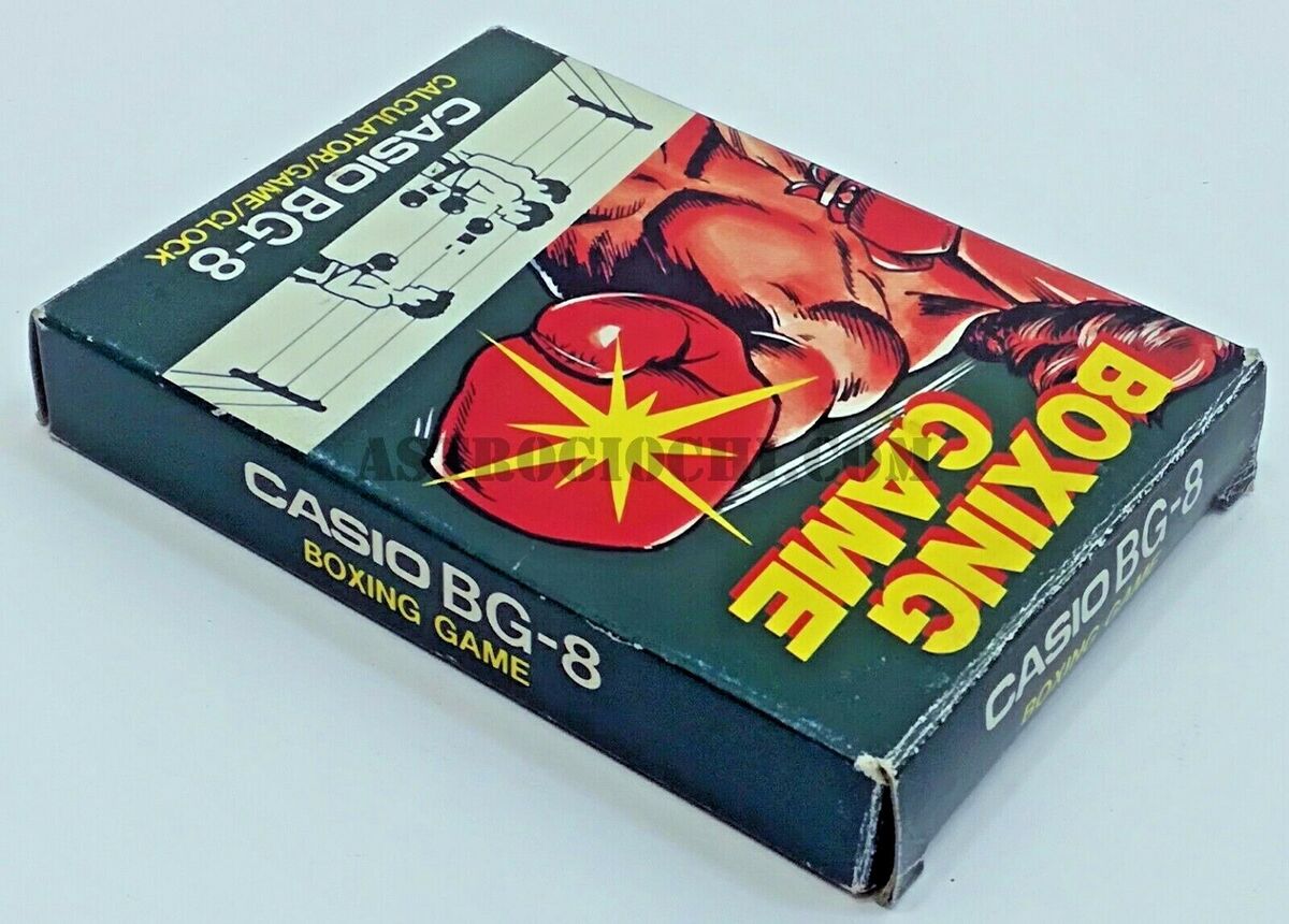 CASIO BOXING GAME RARE BG-8 CALCULATOR CLOCK ELECTRONIC CASIO BOXING GAME RARE BG-8 CALCULATOR CLOCK ELECTRONIC