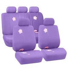 Car Seat Cover For Cars Trucks Suvs Vans Floral Design - Full Set Car Seat Cover For Cars Trucks Suvs Vans Floral Design - Full Set