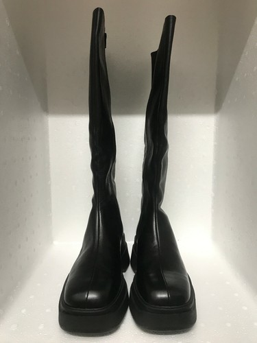 Vagabond Carla Black Leather Knee High 
