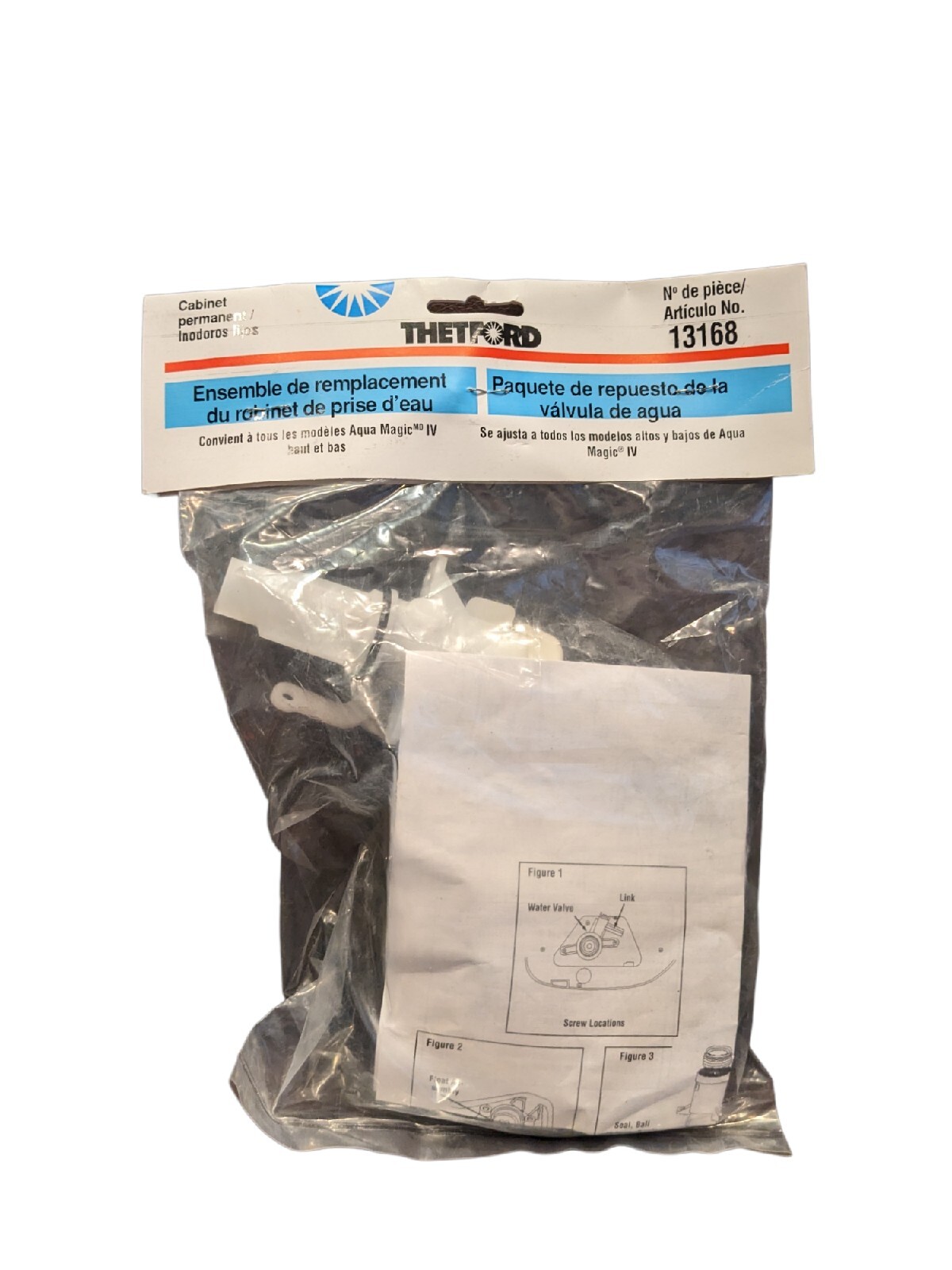 New Thetford 13168 AquaMagic Repl. Toilet Water Valve Package eBay