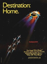 1977 ELO "It's Over/Out Of The Blue" Release Music Industry Promo Reprint Ad