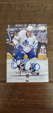 2008-09 UPPER DECK SIGNED CARD NIK ANTROPOV MAPLE LEAFS RANGERS THRASHERS JET 20