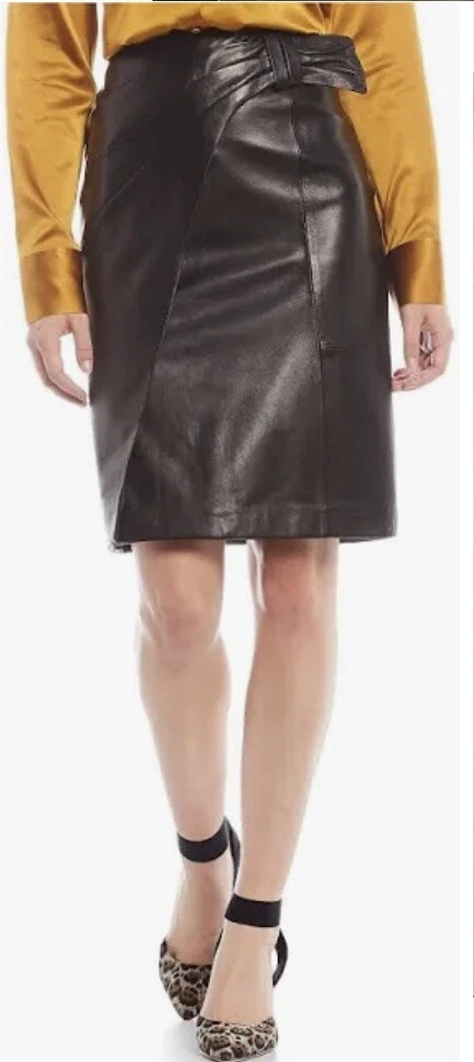 Antonio melani hotsell leather skirt