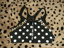 Victoria's Secret Cheetah/Polka Dot Sports Bra Size S..New!