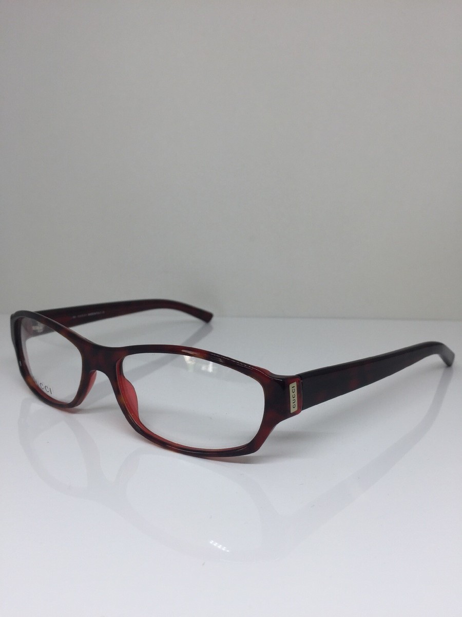 New Vintage GUCCI 1459 EYEGLASSES GG 1459 C. 5T5 Red Havana