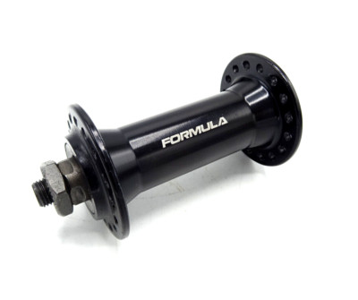 Formula Rennrad Hybrid Fahrrad Vorderradnabe 32H Felgenbremse QR schwarz verschmutzt Alu HU-08-S15