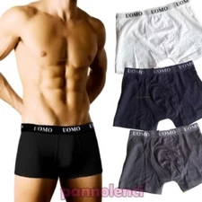 Men's Basic Cotton Blend Boxer Shorts New F-1012