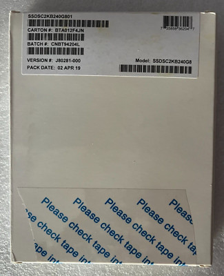 INTEL SSD D3-S4510 SERIES 240GB 2.5 SATA 6GB/S SSDSC2KB240G8 SSDSC2KB240G801