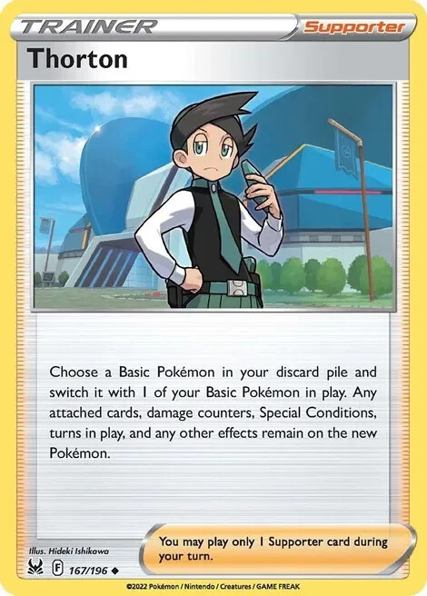 Thorton - 167/196 - Pokemon TCG Lost Origin (2022) - LP