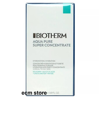 Biotherm Aqua Pure Super Konzentrat 50 ml Feuchtigkeit Gesichtspflege /EBUH