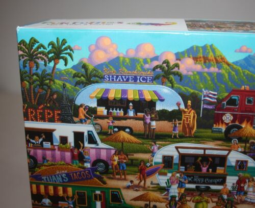 Rompecabezas Buffalo 1000 piezas camión de comida hawaiano festival juegos de palabras - Imagen 4 de 9