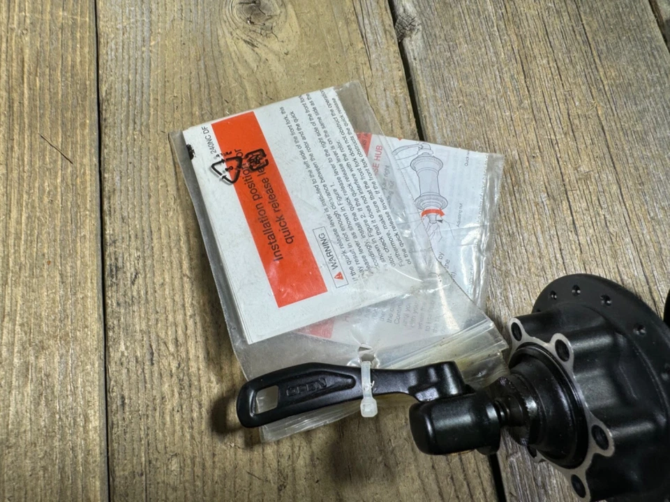 Shimano Deore XT Front Hub HB-M525 32H Disc 6-Bolt Black Brand New MTB Mountain - Image 3 of 4