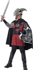 Dragon Rider Medieval Knight Warrior Fancy Dress Up Halloween Child Costume