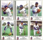 1981 Columbus Clippers 25-card NY Yankees Minor League Police Set Dave Righetti