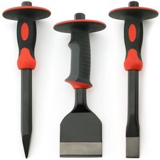 Meißel Flachmeissel Spitzmeißel Spatmeißel Handschutz Meissel Steinmeißel 