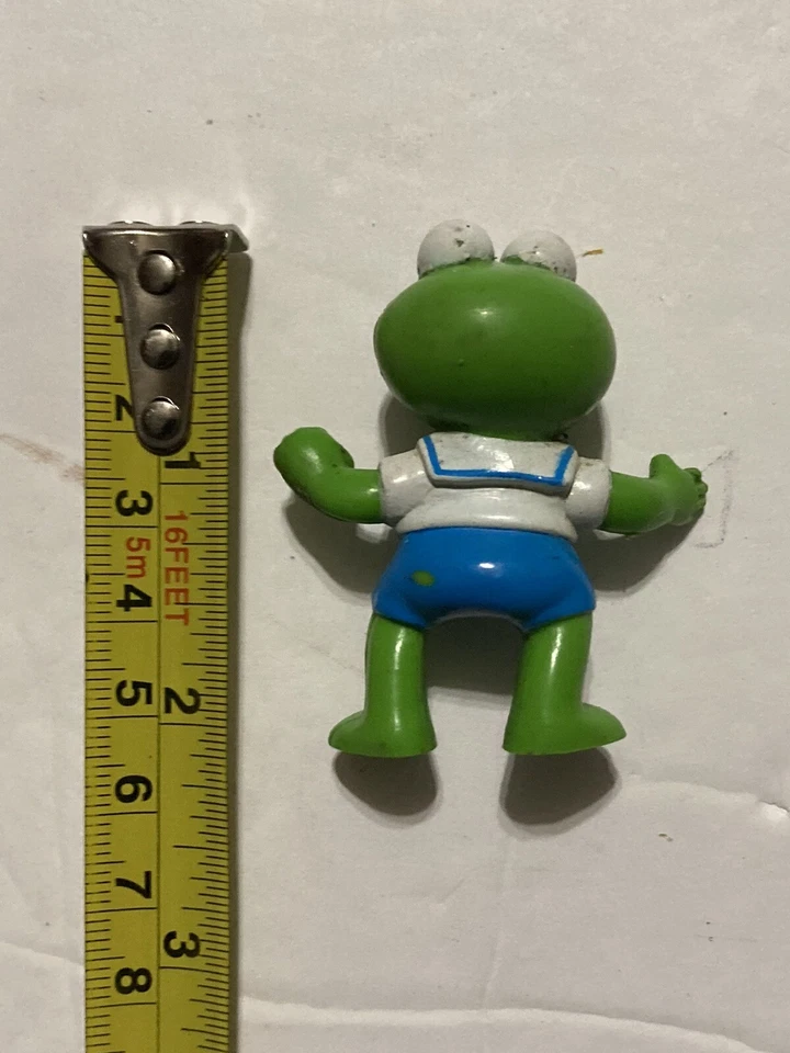 Figura De Colección Muppet Babies KERMIT PVC 1986 McDonalds Plaza Sésamo Foto 2 de 2