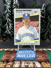 1989 Fleer Baseball Edgar Martinez Mariners Base Card RC Rookie 552