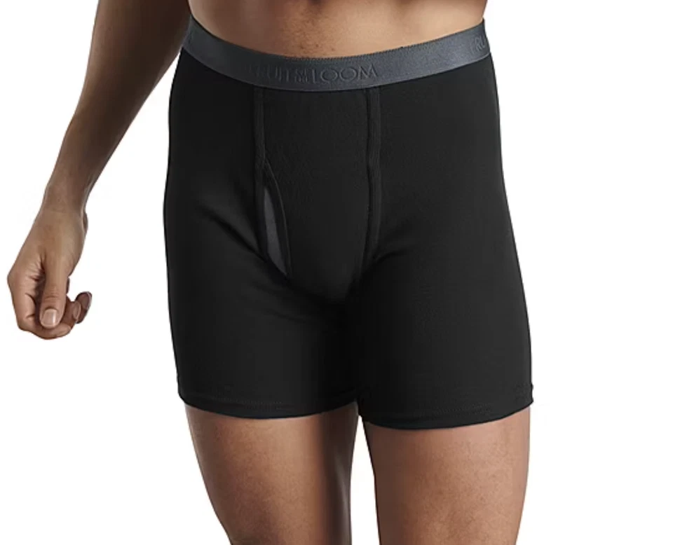 Paquete de 3 calzoncillos boxer Fruit of The Loom para hombre Coolzone Fly estilos surtidos talla S-XL Foto 2 de 4