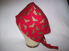 Men/Women Surgical Scrub Cap Lined Comics Wonder Very Cool 100 Cotton