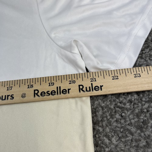Oakley Polo Shirt Men Small Gray White Ivory Print Tour Issue Pro Golf Patrick R - Picture 15 of 16