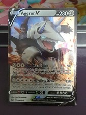 Pokemon Card AGGRON V 096/172 Brilliant Stars FULL ART