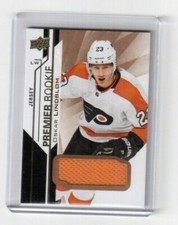 2018-19 Upper Deck Premier Rookie Jersey Oskar Lindblom Philadelphia Flyers 
