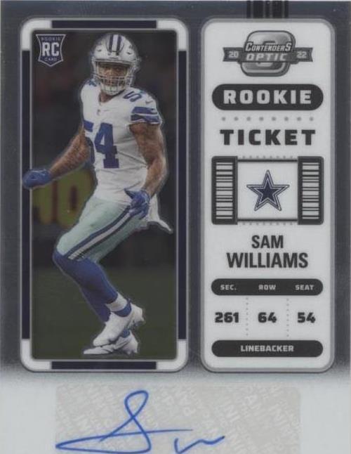 2022 Panini Contenders Optic Sam Williams #195 - 1 of 2