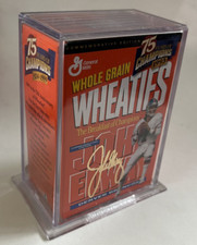 1999 WHEATIES “75 YEARS OF CHAMPIONS” 24K GOLD SIGNATURE MINI BOX- JOHN ELWAY