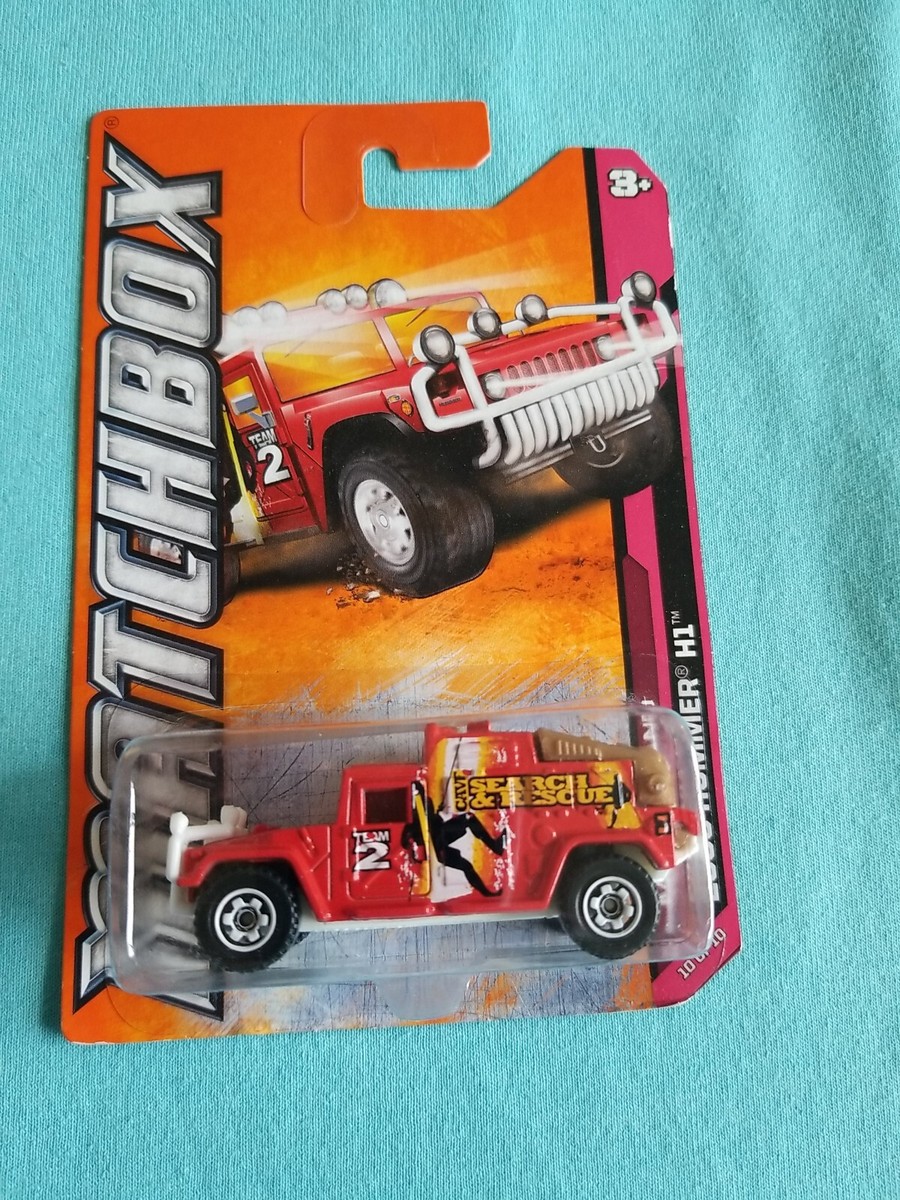 2012 Matchbox 2000 HUMMER H1 Red 100/120 LITTLE BEND Island | eBay