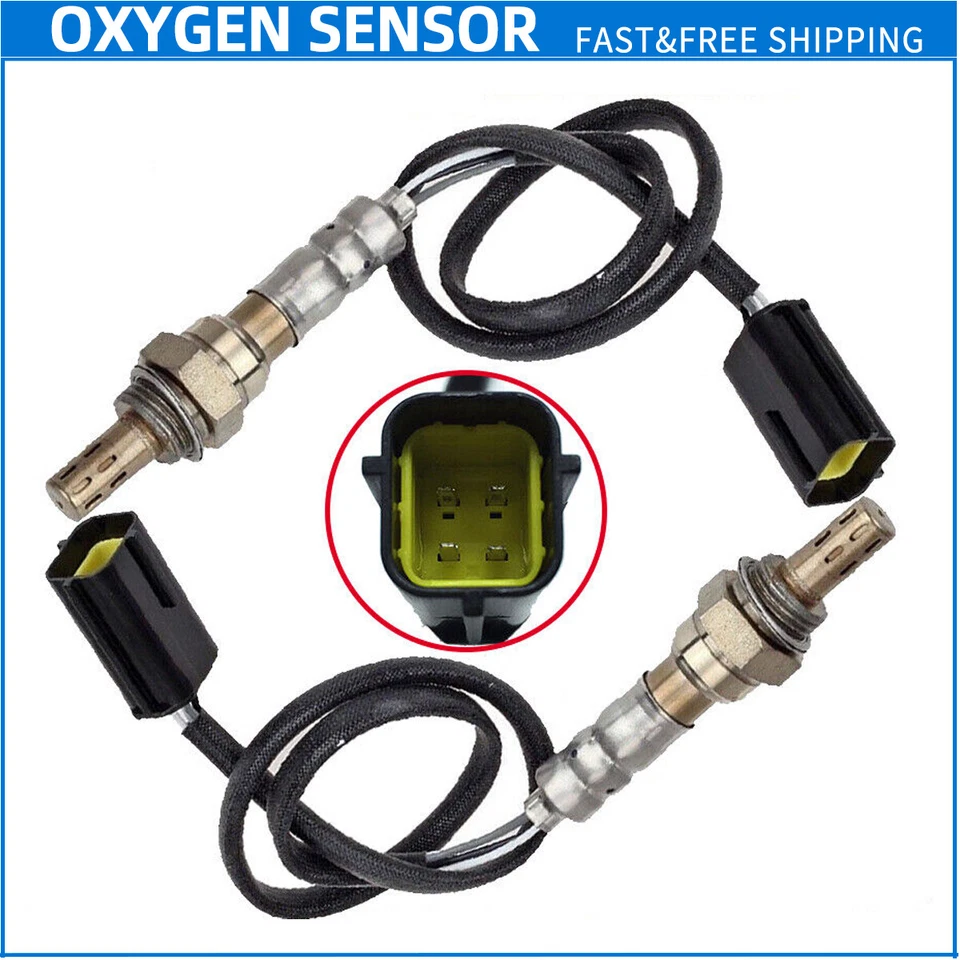 Датчик кислорода O2 восходящий и нисходящий для 2007 2008 Infiniti FX35 M35 3,5 л 4 шт. - Изображение 2 из 4