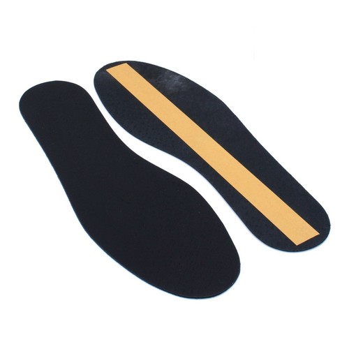 Pair Thin Leather Shoe Insoles Selfadhesive Inner Sole All Size Ladies
