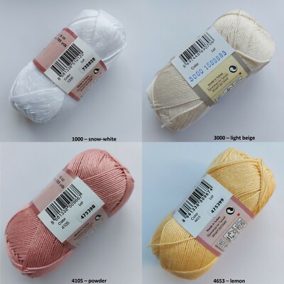 Yarn YarnArt Begonia 100% cotton yarn mercerized cotton