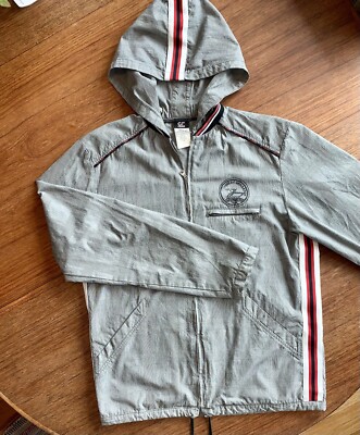 GF Ferre Gianfranco Canvas Windbreaker Jacket Size Large
