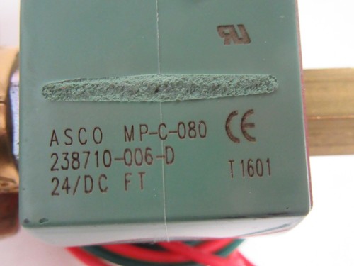 NEW ASCO 8316G001 RED Hat Solenoid Valve 24 VDC 1/4" NPT 15-120 PSI - Picture 5 of 8
