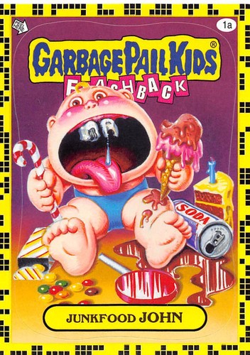 GARBAGE PAIL KIDS 2011 FLASHBACK SERIES 2 PICK-A-CARD YELLOW BASE STICKERS TOPPS - Picture 2 of 321