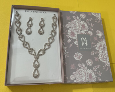 Vintage Jessica McClintock Necklace & Bracelet Set s-l400.jpg main image 2