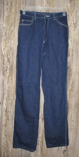 Vtg Gitano Mom Jeans Womens Size 12 Blue High Waist Jeans Msre 26.5x30 Darkwash