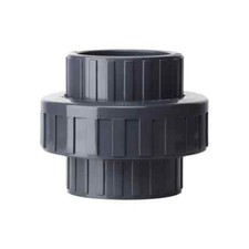 1-1/2" PVC Pipe Union with EPDM O-Ring, Schedule 80, Slip x Slip