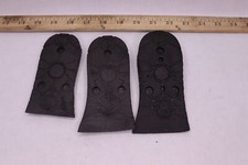 3-Layer Air Cushion Heel Insert Lift Shoes Insole Adjustable Half Pad Black