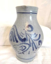 Marzi Remy Pitcher Salt Glaze Stoneware Vase Jug Vintage West German Pottery