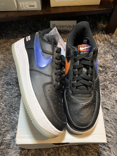 Kith x Air Force 1 Low NYC Men’s Shoe Knicks Away Black Size 6 - CZ7928-001 - Picture 3 of 10
