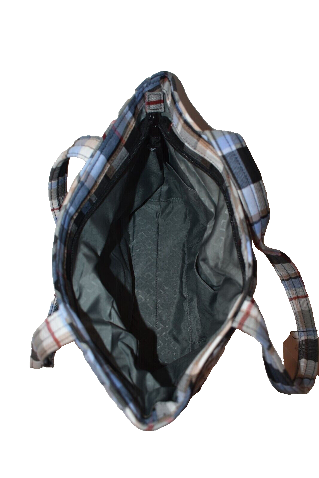 Vera Bradley Merry Mischief Snow Day Small Vera Tote Embroidered & Deer